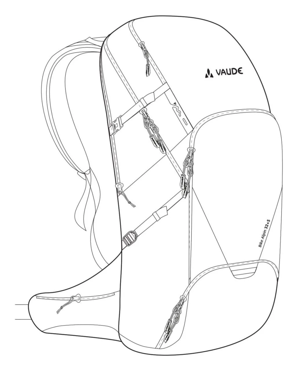 Bike Alpin 32+5 - Sac à Dos Vélo Et VTT – Image 3
