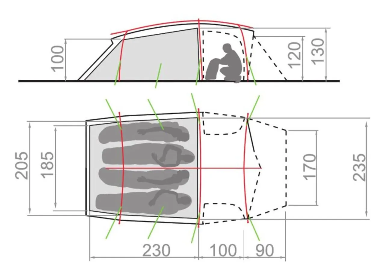 Mark XT 4 Personnes - Tente Montagne – Image 2