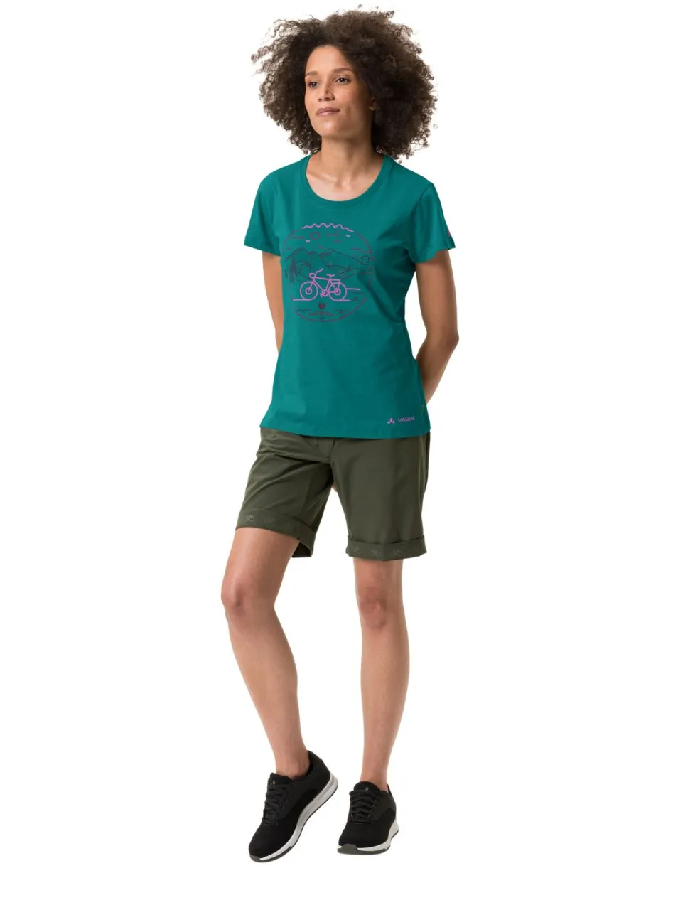 Cyclist V T-Shirt Femmes – Image 7