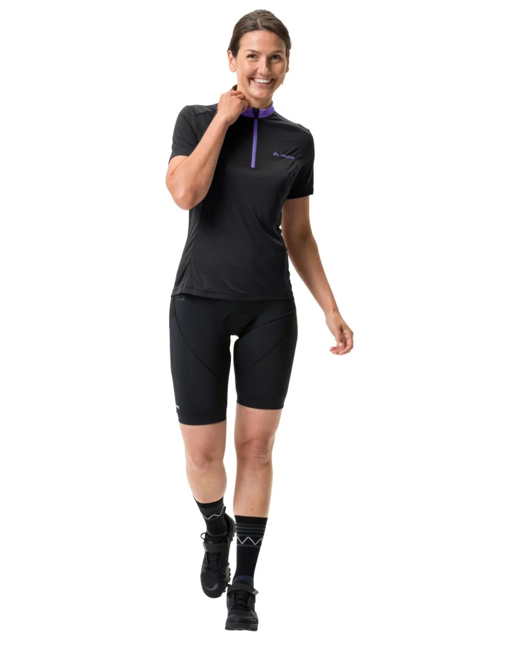 Escape T-shirt Cycliste Col Zippé Femme – Image 7