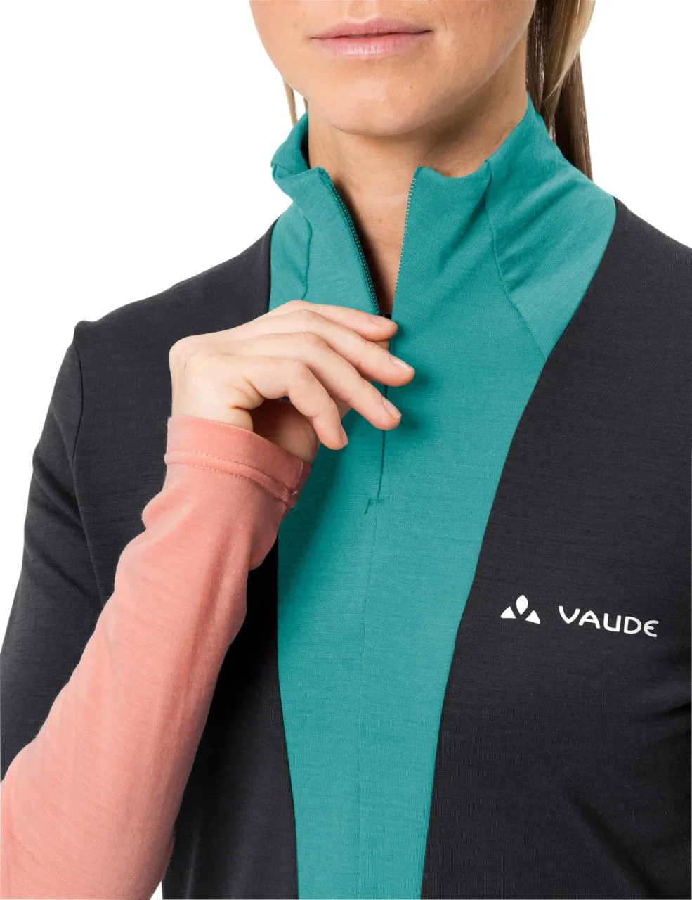 Monviso T-shirt Mérinos Zippé Manches Longues Femme – Image 5