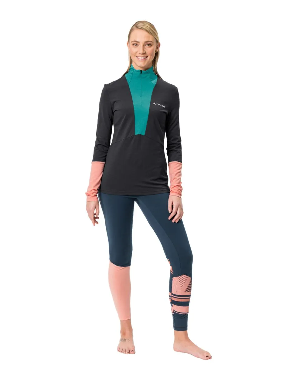 Monviso T-shirt Mérinos Zippé Manches Longues Femme – Image 7