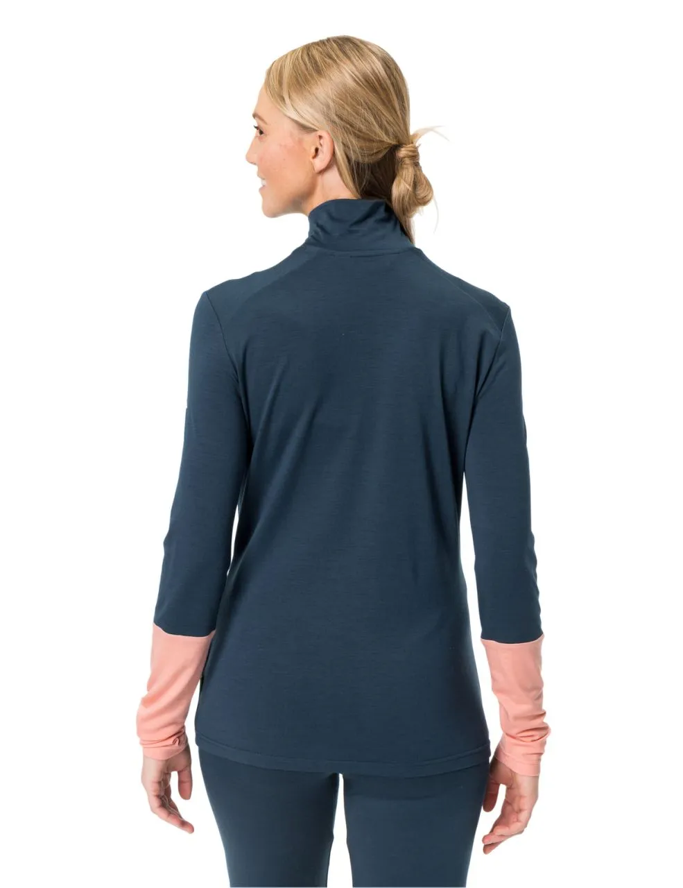 Monviso T-shirt Mérinos Zippé Manches Longues Femme – Image 3