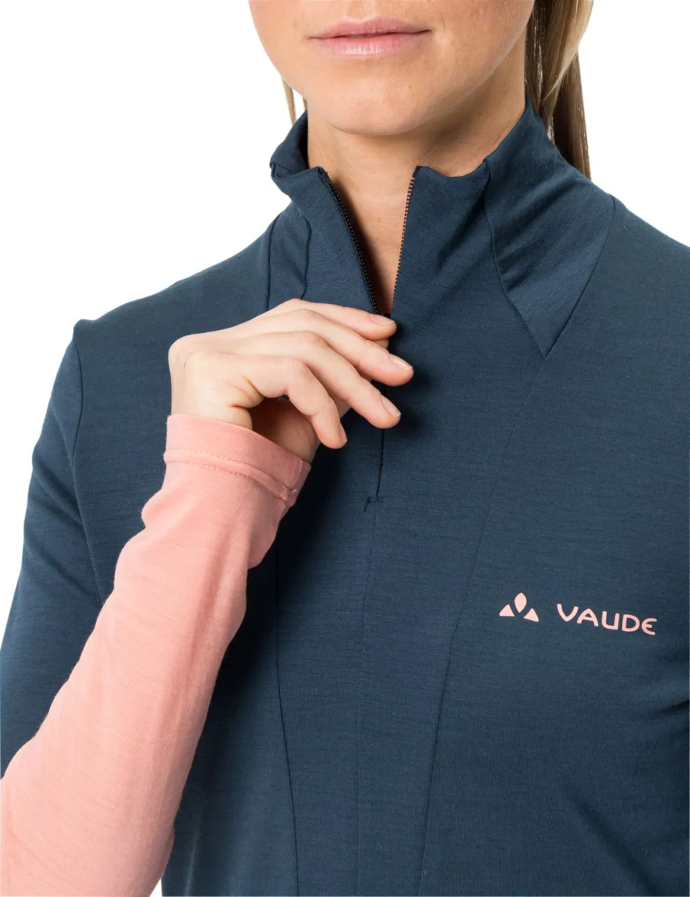 Monviso T-shirt Mérinos Zippé Manches Longues Femme – Image 5