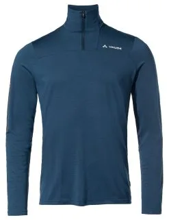 Monviso T-shirt Mérinos Zippé Manches Longues Homme